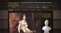 Desktop Screenshot of galerie-josephine.com