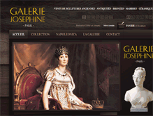 Tablet Screenshot of galerie-josephine.com